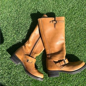 Frye leather boots size 9